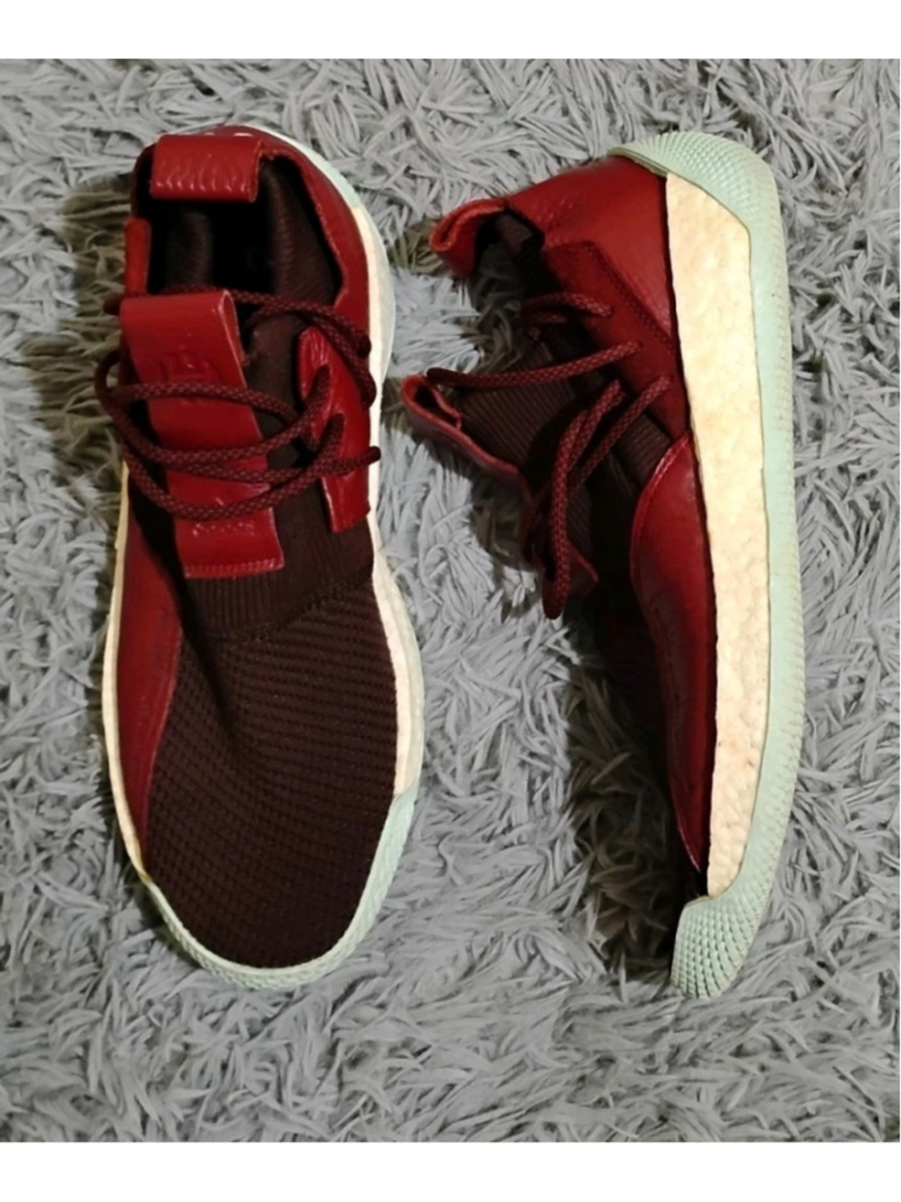 Adidas James Harden LS 2 Men Size 13 Lace Maroon Basketball Shoes CG6277